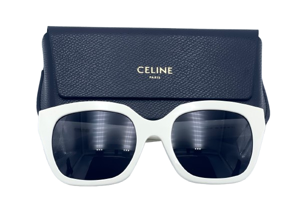 Celine CL40198F Sunglasses PreOwned (Read Description) Celine Sunglasses Monochroms CL40198F 01A Shiny Black Smoke  main image 4