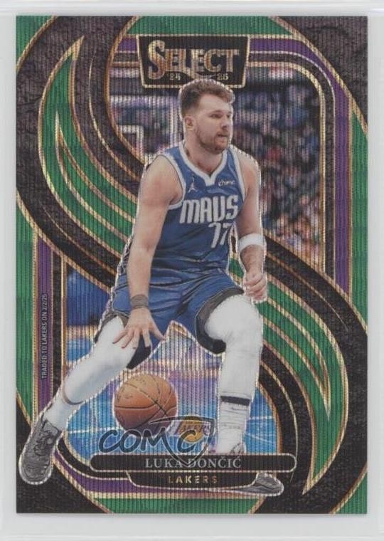 2024 Panini Select Premier Level Green Wave Prizm 41/50 Luka Doncic Dončić hs9