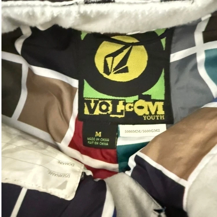 Volcom Youth Black Snow Pants Winter Skiing Snowboarding Cargo Pockets - Image 4 of 4