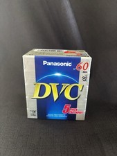 NOS Panasonic 5 Pack DVC Mini Digital Video Cassette SP 60min LP 90min BlankTape