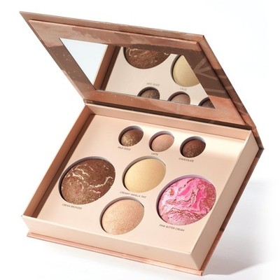 Best Baked Face Palette for Mature Skin   Includes Bronzer, Blush, Highlighte...