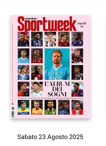 La Gazzetta dello Sport Sabato 23 Agosto 2025 + Sportweek - Picture 2 of 2