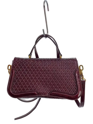 TOD'S Enamel Shoulder Bag BRD All-Over Pattern
