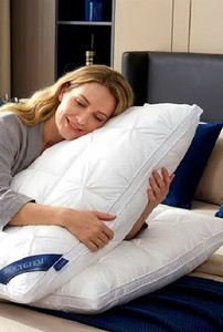 Luxury Pillows Hotel Quality Deep Neck Support Non Collapse Bed Pillows 2 Pack