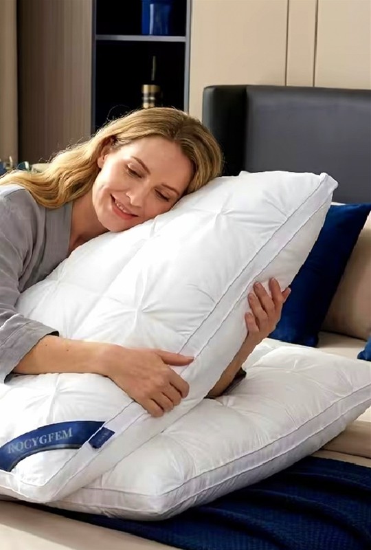 Luxury Pillows Hotel Quality Deep Neck Support Non Collapse Bed Pillows 2 Pack