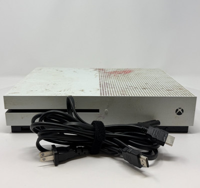 Microsoft Xbox One S 1TB White Console Tested Working with Power HDMI Cables