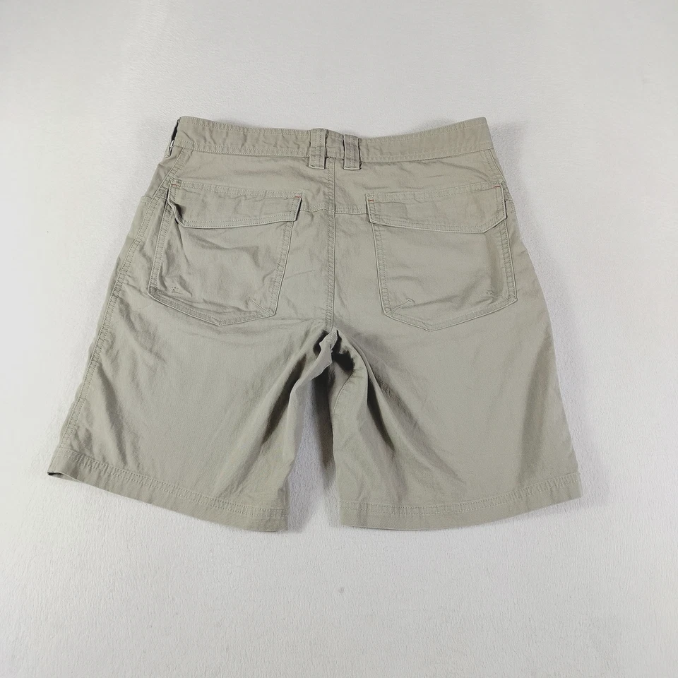 L.L.Bean Shorts Men's 34 Khaki Hiking Utility Stretch Canvas Gorpcore Outdoor - Image 3 of 4