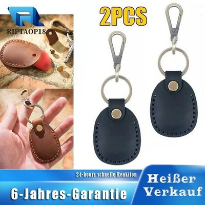 2PCS Airtag Halterung Anhänger Schlüsselanhänger Hülle für Apple Tracker DE
