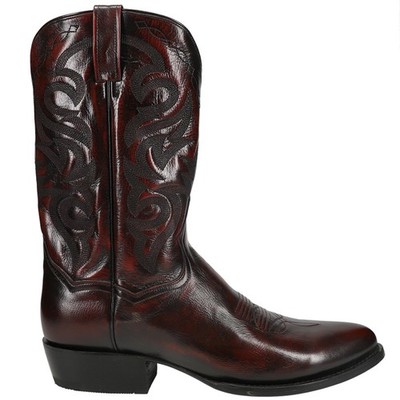 Dan Post Boots Milwaukee Embroidered Round Toe Cowboy  Mens Red Casual Boots DP2