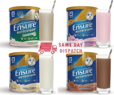 AINAIN Ensure NutriVigor Vanilla 400g | Protein + 27 Vitamins | Energy Boost | Free P&P