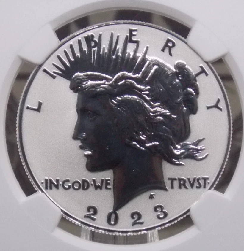 2023 Morgan & Peace Silver Dollar (6 Coin) Set NGC MS/PF70 **FDOI** ECC&C, Inc. - Image 4 of 4