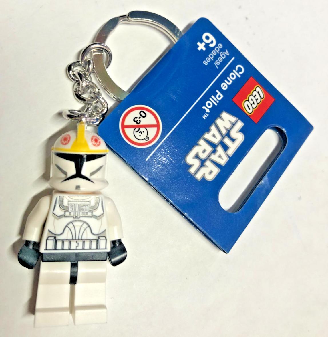 CLONE PILOT KEYCHAIN 853039 star wars key chain lego minifigure