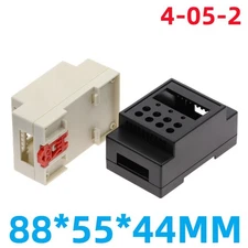 88x55x44mm DIN 35-Rail PLC Project Case Mounting Instrument Housing Junction Box