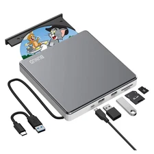 USB-C Superdrive External DVD/CD Reader Burner for Apple Macbook Air Pro Mini