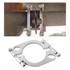 2.5in Car Split Exhaust Flange Repair Kit Nuts Bolts Oval