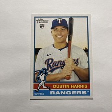 2025 Topps Heritage #114 Dustin Harris Texas Rangers