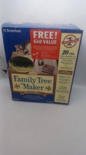 Broderbund Software Version 7 Family Tree Maker 20 Cd. Windows 95/98 Big Box