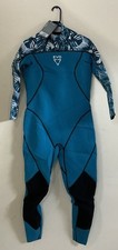 NEW EVO WOMENS FULL WETSUIT SIZE 16 BLUE FLORAL PRINT, NEW WITH TAG, FREE SHIP