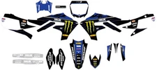 Dcor Complete Graphics Kit 2021 Factory White for Yamaha YZ450F 2018-2021