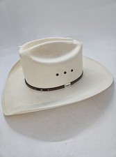Resistol Palo Duro 10X Straw Cowboy Hat Size 7 5/8