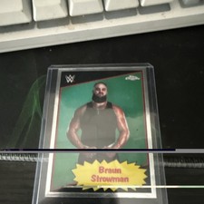 Topps Chrome WWE 2025 Braun Strowman 1985 Topps Current Insert #85TC-BS