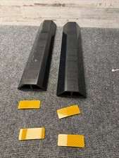 VEVOR Parking Stopper PP Parking Curb 2 PCS 18 Inch Heavy Duty Floor Stopper