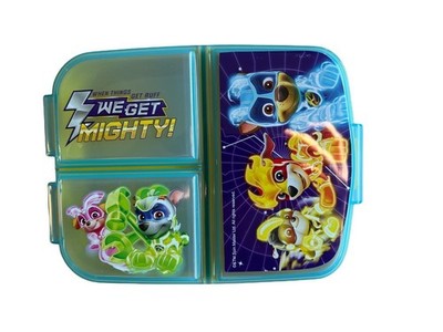 POS Brotdose Lunch to Go Vesper Dose Paw Patrol we get Mighty, 3 Fächer, 18x13x5