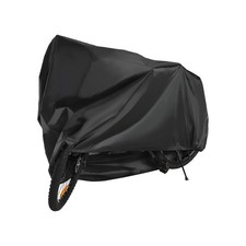 Reusable Waterproof Bicycle Cover Black Uv Proof Outdoor Protector with Buckle