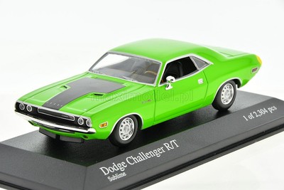 DODGE Challenger R/T Green 1970 1/43 MINICHAMPS 400144700