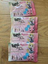 4 packs! Bratz Fasion Pixie Charms. 2 charms + 1 bracelet in  pack. 