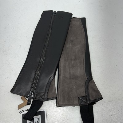 New Ariat Brown Leather Children s Half Chaps #10004585 D-504