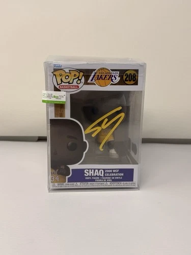 Shaquille O'Neal Shaq Signed Funko Pop Beckett Certified Autograph Auto #208 NBA