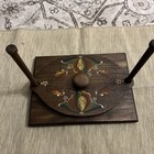 Vintage Wooden Stacker Napkin Holder 2-Piece Picnic Cottage Core Farmhouse Style — photo 2