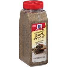 McCormick Pure Ground Black Pepper, 16 oz 16 Ounce (Pack of 1) 