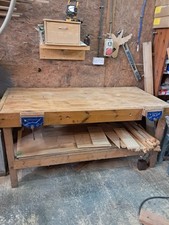 Heavy Duty Woodwork Bench With 2 Vices
