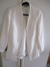 Saint Tropez West lined long blazer Jacket xs white