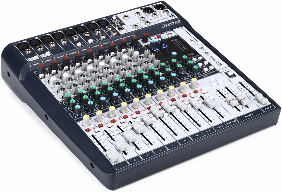New Soundcraft Signature 12 USB Mixer Buy it Now! Make Offer! Auth Dealer! - Image 2 of 4