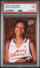2004 Ultra WNBA Ashley Robinson SP Rookie PSA 9 Tennessee Lady Vols None Higher!