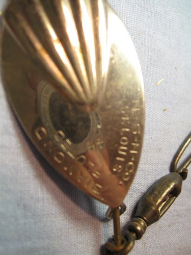Vintage N.H.S. Diamond Fluted Angelköder St. Louis, Mo - Bild 5 von 7