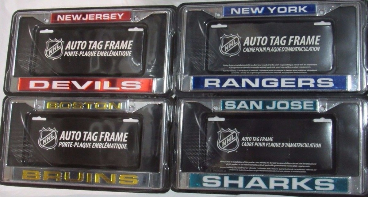NHL Laser-Cut License Plate Frame By Rico Industries -Select- Team