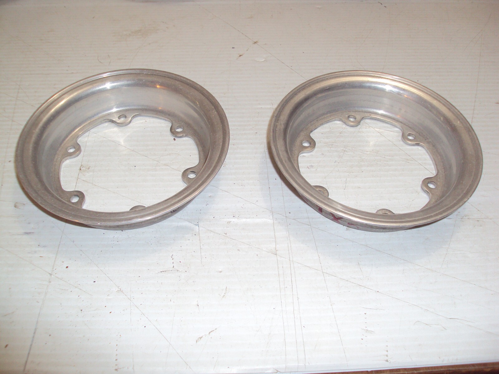 2 Vintage Brand NEW Margay Go Kart wheel rims, 1 x 5" , Margay