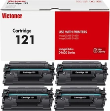 121 Black High Yield Toner Cartridge 4Pck for Canon 121 CRG121 Canon imageC