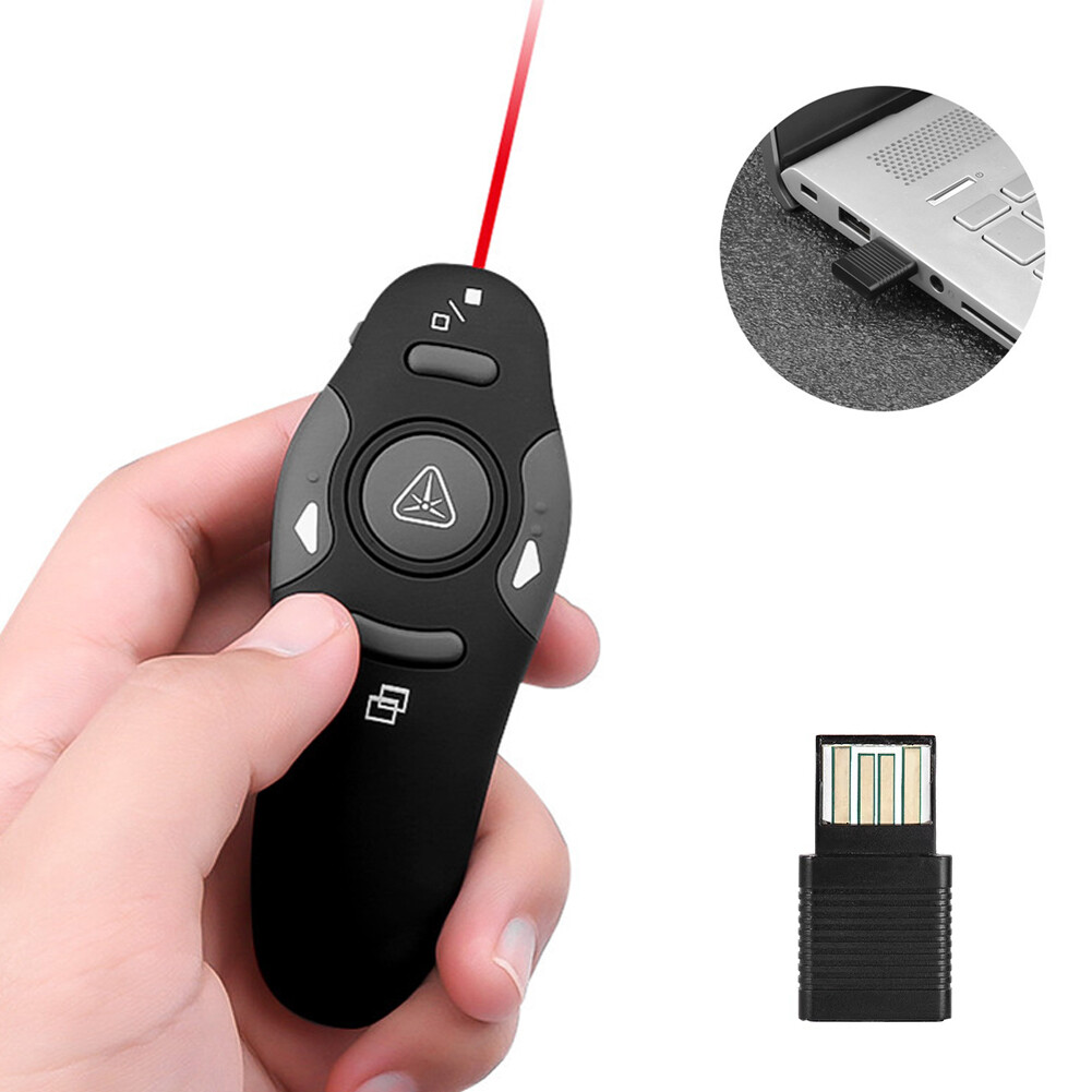 Wireless Presenter USB PowerPoint PPT Pointer Clicker Laser
