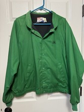VTG Swingster I'm Proud To Be A Farmer Jacket Pioneer Seed Logo Men's Sz XL