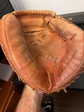 Worth Red Dot Vintage Catchers Mitt RD-C NICE SHAPE Baseball softball