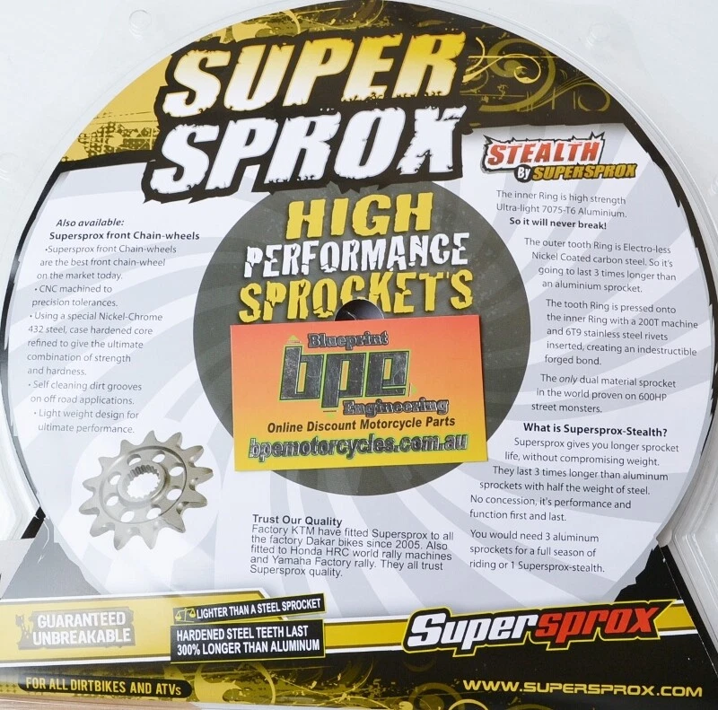 Suzuki GSXR600 2001 2010 16t - 45t BLACK STEALTH sprocket GOLD EK ZVX3 520 ch... - image 2 of 3