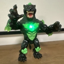 Beast Lab Stealth Strike Big Cat Beast Action Figure Sounds Lights Up Works