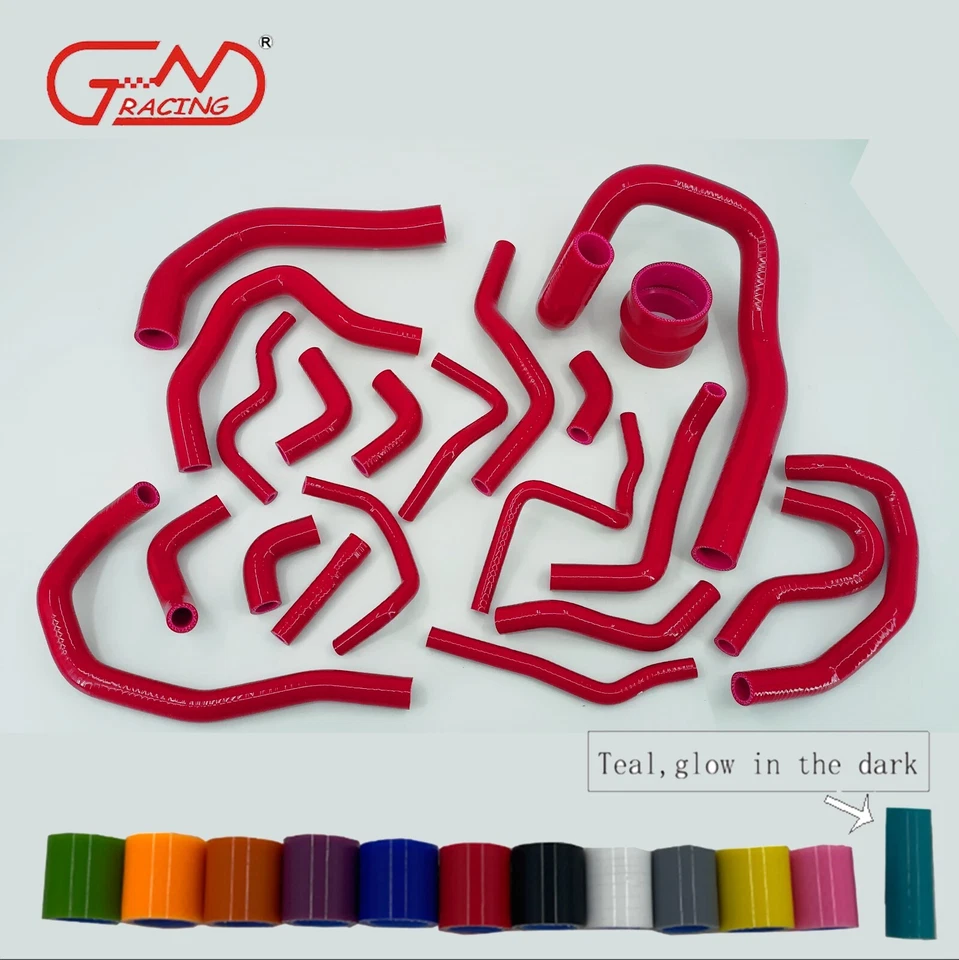 Mangueras de radiador de silicona Fit 86-92 Toyota Supra MK3 MA70 7M-GT 7M-GTE Turbo 3,0 L Foto 3 de 4