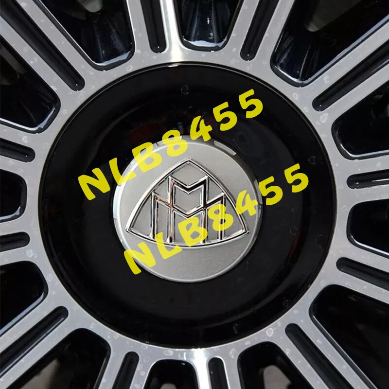 4x Tapacubos centrales Maybach negro brillante emblema para Mercedes Benz S450 2020 Foto 3 de 4