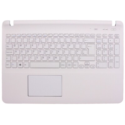 Neue Sony Vaio SVF15319CWPW Laptop Ersatz Handauflage weiß mit UK Tastatur